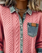 Juliane | Denim Patchwork Shirt