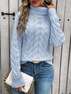 Knitted Turtleneck Sweater — Cozy Layering
