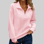 Zip-Up Sweater — Lightweight Comfort