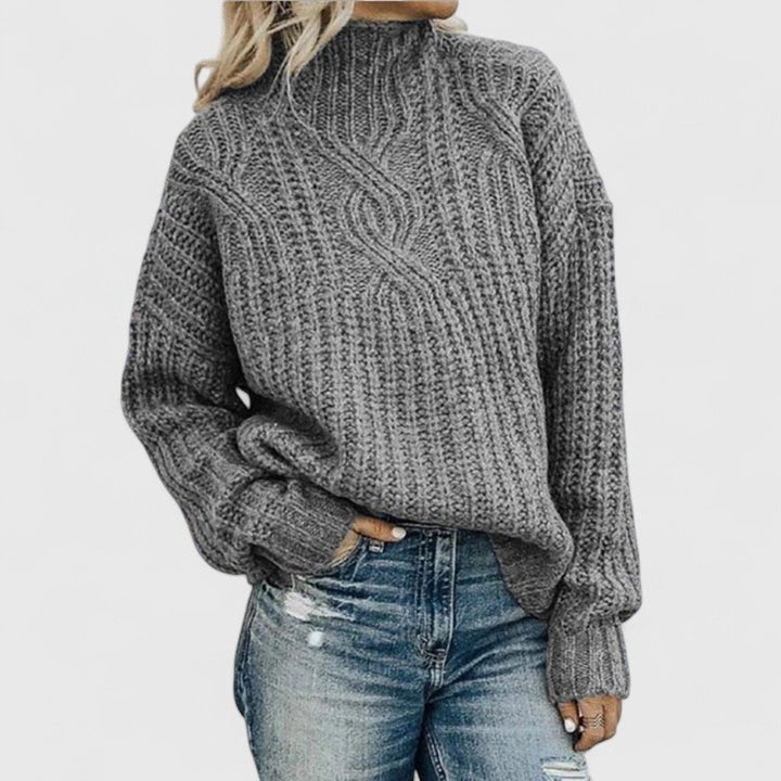 Crew Neck Knit Sweater — Classic Warmth