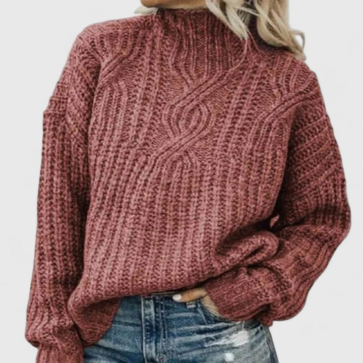 Crew Neck Knit Sweater — Classic Warmth
