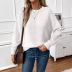 Round-Neck Everyday Sweater — Soft Fit