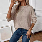 Round-Neck Everyday Sweater — Soft Fit