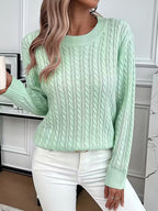 Soft Knit Minimal Sweater — Clean Look